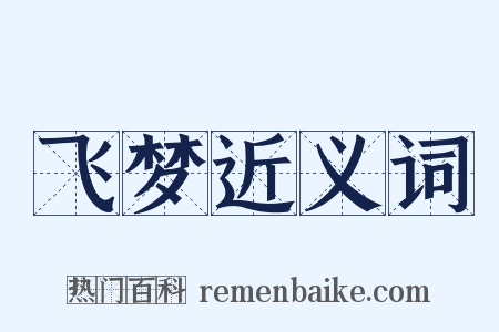 飞梦近义词是什么意思的图片